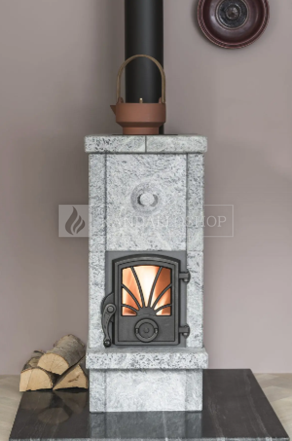 Négyzet fekete gránit lap 1000x1000 mm kandalloshop