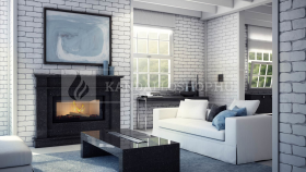 Sík üvegű kandalló kandalloshop