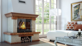 Sík üvegű kandalló kandalloshop