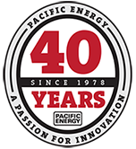 Pacific Energy 40 years logo kandalloshop