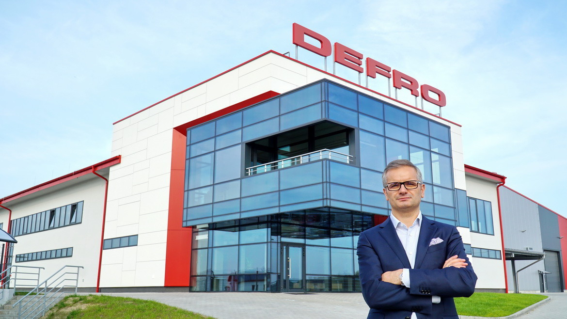 A Defro cég székhelye Lengyelországban kandalloshop